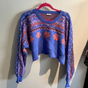 Free People Cropped Sweater